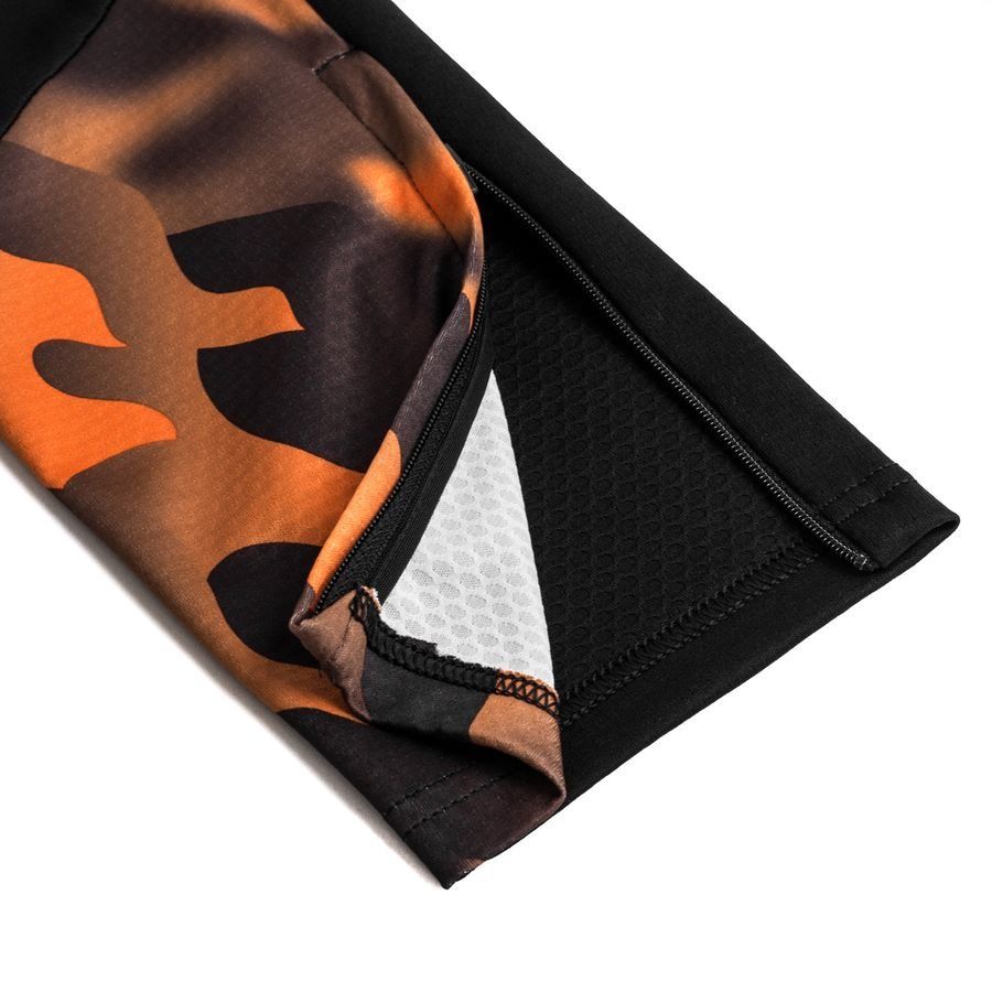 Marseille Training Trousers - Black/Rickie Orange - Men's-SoccerKits Hub | Buy Soccer Jerseys Online